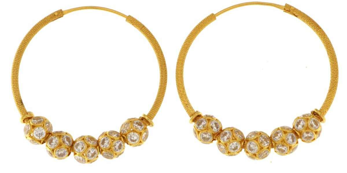 "Elegance in Every Hoop: The Timeless Allure of Gold Earring Hoops"